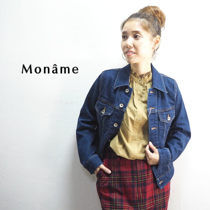 楽天市場】Moname モナーム ジャケット レディースデニムジャケット 