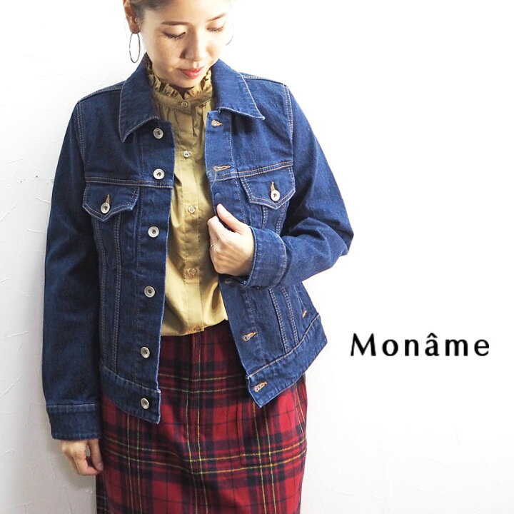 楽天市場】Moname モナーム ジャケット レディースデニムジャケット 