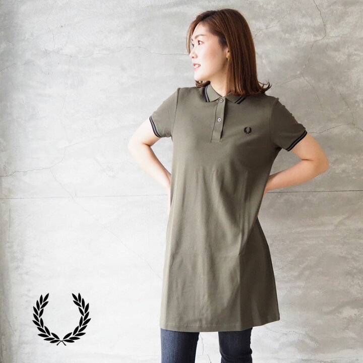 楽天市場 Fred Perry フレッドペリー ワンピース レディース ポロシャツ Twin Tipped Fred Perry Dress D3600 半袖 ポロワンピース シンプル きれいめ 上品 スポーティ おしゃれ 黒 ブラック 無地 ロゴ 刺繍 ワンポイント ライン 膝丈 半袖ワンピース Headfootmixism