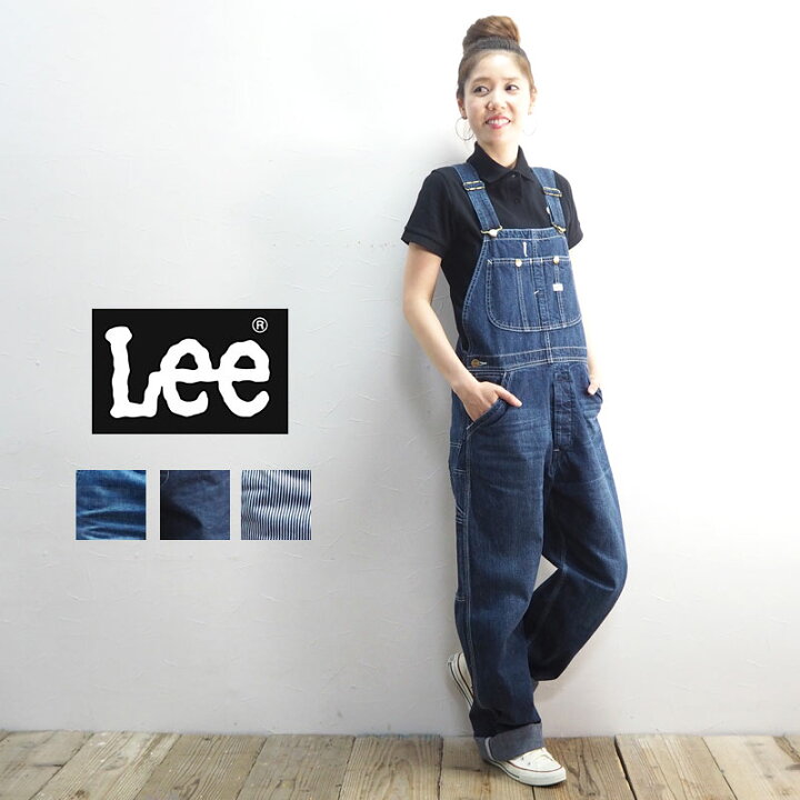 楽天市場 Lee リー オーバーオール Lm7254 Lm4254メンズ レディース つなぎ オールインワン デニム ヒッコリー ウォッシュ American Riders Overalls サロペット ワーク アメカジ ペインター ヴィンテージ ダメージ クラッシュ 色落ち ゆったり おしゃれ ブルー Denim