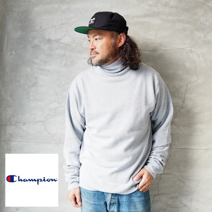 楽天市場】champion チャンピオン タートルネック スウェット 