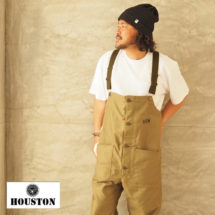 楽天市場】HOUSTON ヒューストン オーバーオール DECK PANTS 1785 