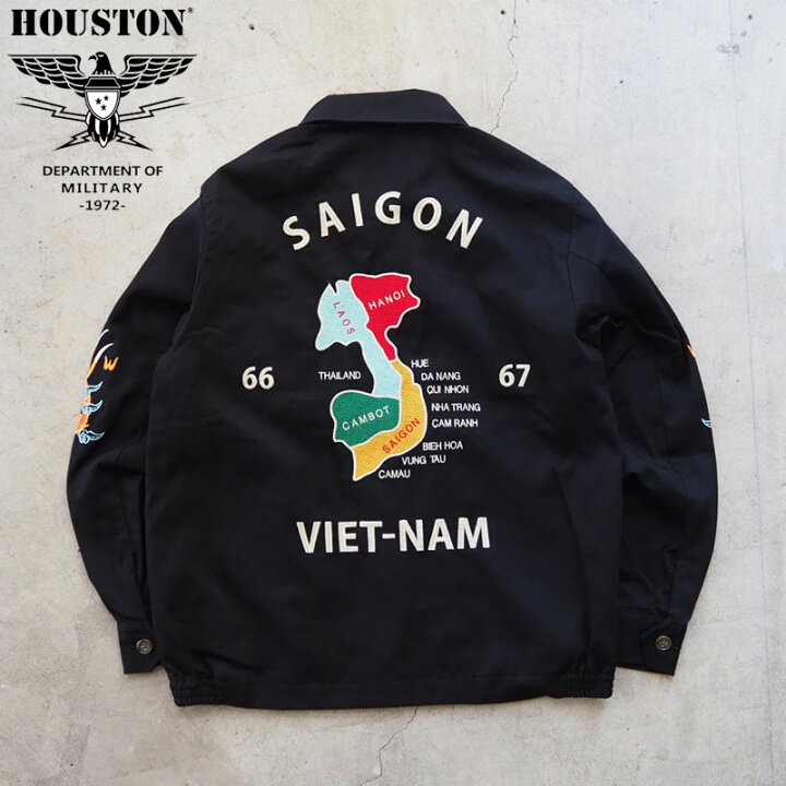 楽天市場】HOUSTON ヒューストン ベトジャン VIETNAM JACKET (MAP  