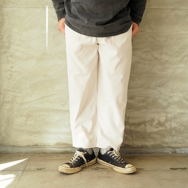楽天市場 Suggestion サジェッション パンツ ワイド バギーパンツ 0656 メンズ ワイド チノ ワイドパンツ チノパンツ ゆったり 太め ワイドチノパンツ バギー おしゃれ シンプル 無地 白 ベージュ Headfootmixism