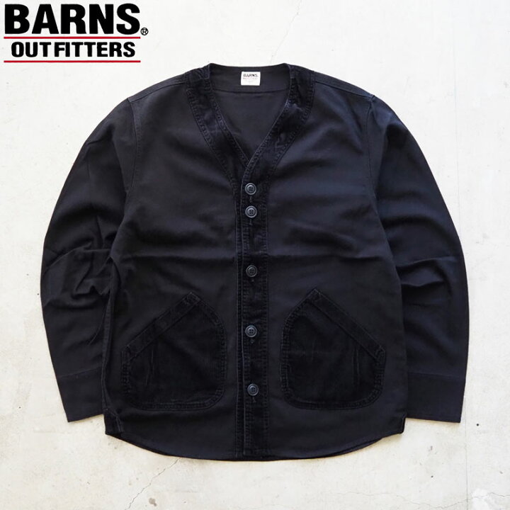 楽天市場】BARNS バーンズ ベースボール カーディガン BR-24342 メンズ 