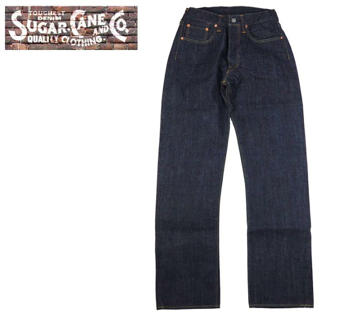 Sugar Cane シュガーケーン Sca スタンダード デニム パンツ 421ワンウォッシュネイビー メンズ ジーンズ ジーパン ズボン おすすめネット