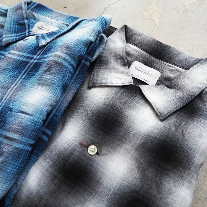 楽天市場】TOWNCRAFT タウンクラフト シャツ 60s Ombre Loop Collar 