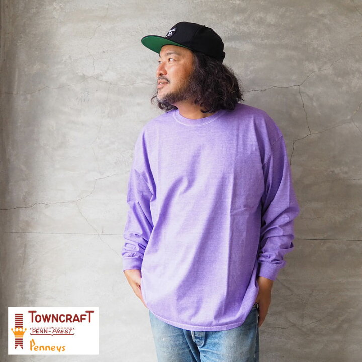 楽天市場】TOWNCRAFT タウンクラフト ロンT PIGMENT LS TEE TC22S01800 
