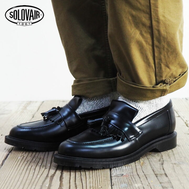 楽天市場】SOLOVAIR ソロヴェアー TASSEL LOAFER ローファー 0-822-17  