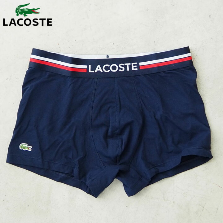 楽天市場】LACOSTE ラコステ ボクサーパンツ 1P TRUNK BOXER 5H1758L 