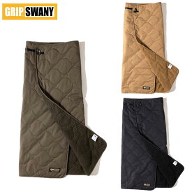 GRIP SWANY グリップスワニー ブランケット 難燃 腰巻 FP QUILT BLANKET GSA-77 メンズ レディース 腰巻き ひざ掛け 焚き火 焚火 ファイアープルーフ キルト キャンプ キャンパー アウトドア フリース 燃えにくい BBQ 冬 難燃生地