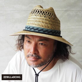 BILLABONG ビラボン ハット MID TIDES HAT BD011814 メンズ レディース ストローハット 帽子 ぼうし 麦わら 麦わら帽子 つば広 ストリート サーフ アウトドア キャンプ 海 海水浴 アメカジ ベージュ