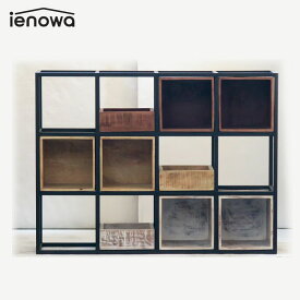 ienowa イエノワ シェルフ ゲル 201200508 インテリア 家具 棚 アンティーク調 おしゃれ インダストリアル 男前インテリア 木目 木 アイアン ナチュラル