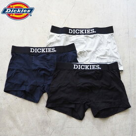 Dickies ディッキーズ アンダーパンツ 3P 17147100-49 ボクサーパンツ パンツ 3枚組 3枚セット アンダーウェア 下着 インナー メンズ下着 メンズ ギフト 無地 ロゴ シンプル コットン100% 綿100% ブラック ネイビー グレー