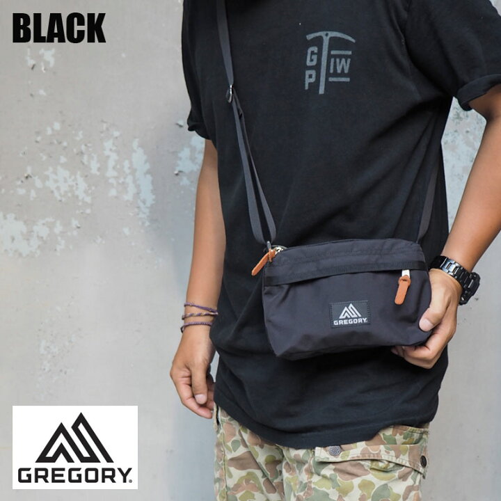 楽天市場 Gregory グレゴリー バッグ メンズ レディースエンベロップショルダー ショルダーバッグ ショルダー 鞄 カバン おしゃれ シンプル カジュアル アウトドア サブバッグ ユニセックス 黒 ブラック 花柄 Headfootmixism