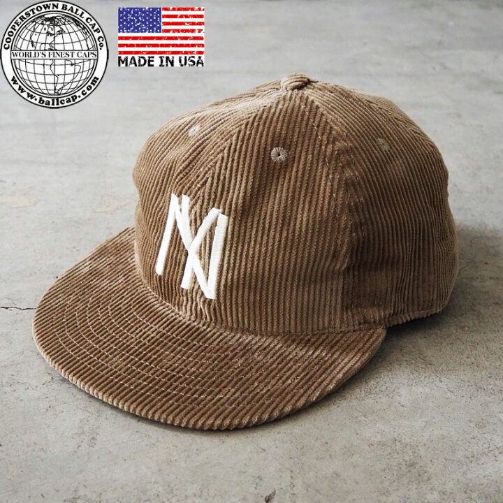 楽天市場】クーパーズタウン COOPERSTOWN BALL CAP コーデュロイ 