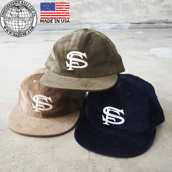楽天市場】クーパーズタウン COOPERSTOWN BALL CAP コーデュロイ 