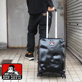 BEN DAVIS ベンデイビス CARRY CASE S BD101-BENDAVISキャリーケース スーツケース キャリーバッグ キャリー メンズ レディース 鞄 バッグ かばん 機内持ち込み Sサイズ 30L おしゃれ トラベルバッグ 旅行かばん 黒 ブラック 4輪 TSAロック ビジネス 出張 旅行