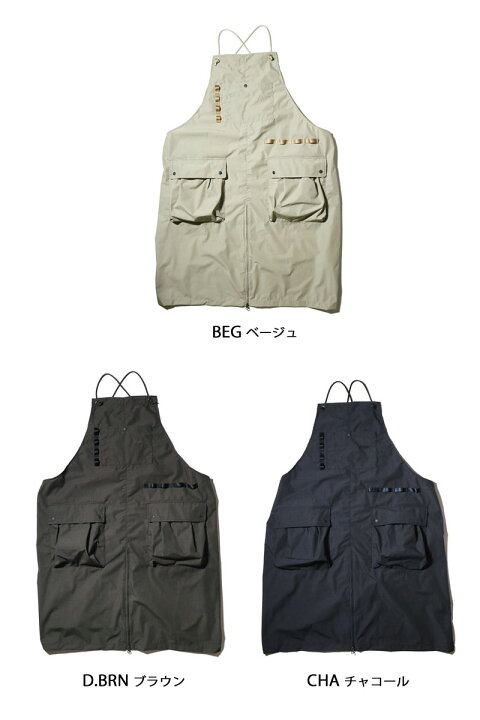 楽天市場】NANGA ナンガ エプロン TAKIBI FIELD APRON N1ta 難燃 難燃 