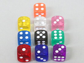 ポイントクリア丸形ダイス15mm
