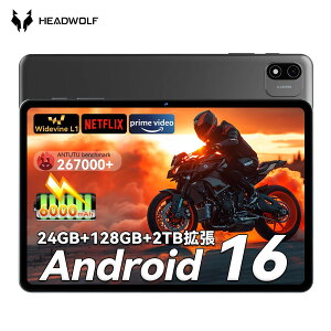 �u�N�[�|����13999�~�{���r���[�œ��T�I�vAndroid16 �^�u���b�g 10�C���` 24GB+128GB 8�R�ACPU 1920*1200 6000mAh�o�b�e���[ Wi-Fi���f�� Widevine L1�Ή� GPS�@�\ Type-C�[�d GMS�F�� �^�u���b�gPC�{�� ���{��Ή� 
