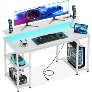 �Q�[�~���O�f�X�N�p�\�R���f�X�N�R���Z���g&LED�t����pc�f�X�N��120cm�������b�N&���j�^�[��t���׋����Q�[���f�X�Ncomputerdesk���[�N�f�X�N�I�t�B�X�f�X�N�������E����ւ��Ή��z���C�g