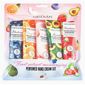 ハンドクリーム MEIDIAN RS ハンドクリーム 5個パック 30g×5 冬 乾燥 手 ハンド 保湿 手荒れ かさつき 指先 うるおい 癒し プレゼント ギフト 贈り物 ブルーベリー・オレンジ・ピーチ・アボカド・イチゴ 【ゆうパケット送料無料】
