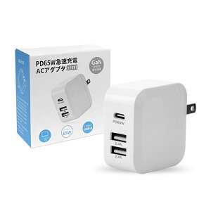 PD65WΉ ACA_v^[ AC[d }[dΉ PSEZpK ܂肽ݎvO MacBook/iPad Pro/iPhone/Galaxy/Android ̑ USB-C/USB-A@Ή ^тɕ֗ o/sɍœK
