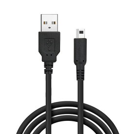 3DS 充電器 3DS 充電ケーブル USB充電 New3DS/ New3DSLL /3DS /3DSLL/ i2DS /DSi /DSiLL/2DS兼用 USB充電ケーブル 【1.2M 黒】