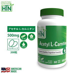 Acetyl L-Carnitine AZ` L-Jj` 500mg NON-GMO 200 2Zbg AJ \tgWFJvZ Tvg Tv NHi r^~ r^~Tvg N č USA