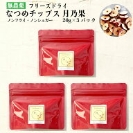 【クーポン配布中】ドライ なつめチップス 月乃果（TSUKINOKA）20g ×3パック 無農薬 無化学肥料 ノンシ…
