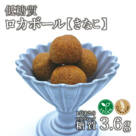 12個入り ロカボール きなこ 1袋 冷蔵便 | 低糖質食品 低糖質スイーツ 大豆 焼き菓子 低GI グルテンフリー 美肌効果 便秘解消 クール冷蔵便 ※冷凍便と同梱可