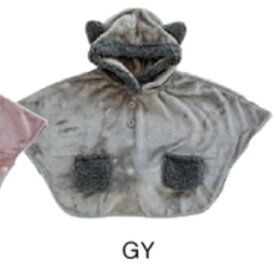 【Cieletlie シエルエトワー】／キッズポンチョ／GY（グレー）【BISQUE 株式会社ビスク】