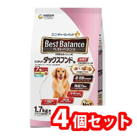 ユニ・チャーム 　 ベストバランス ミニチュア・ダックスフンド用 7歳 ふっくら 1.7kg 4個セット　 4520699679517※メーカー都合によりパッケージ、デザインが変更となる場合がございます