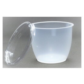 【3980円以上送料無料】【日本製・耐熱・半透明】プリンカップTR182PP　フタ付き　200個セット　スタンダード150cc型プリン、ゼリーカップ　蓋の耐熱はありません