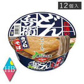 NISSIN 北のどん兵衛 きつねそば(92g) ×12（1ケース）1箱