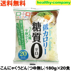 こんにゃく麺 こんにゃくうどん（つゆ無し）180g×20食 送料無料