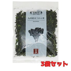 【3袋セット！吉良食品】　乾燥野菜 九州産 ほうれん草　40g×3袋　　ほうれんそう ドライ法蓮草 干し野菜 国産 乾物 便利野菜 備蓄 非常食