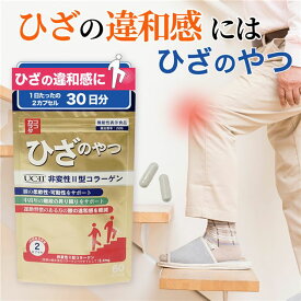 ココカラダ ひざのやつ 非変性2型コラーゲン UC-II [機能性表示食品] 30日分 60カプセル - 健人 [ひざ関節/サプリ] ※ネコポス対応商品