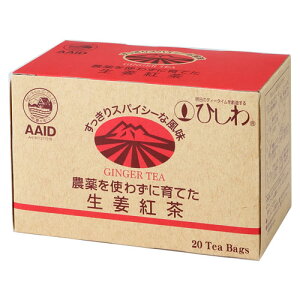 農薬を使わずに育てた生姜紅茶 20袋 - 菱和園