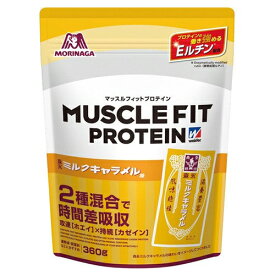 ウイダー マッスルフィットプロテイン ミルクキャラメル味 340g - 森永製菓