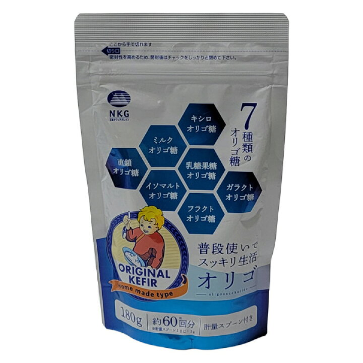 楽天市場 日本ケフィア 7種類のオリゴ糖 180g 日本ケフィア 賞味期限22年2月 ネコポス対応商品 ヘルシーグッド 楽天市場店