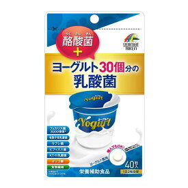 ヨーグルト30個分の乳酸菌＋酪酸菌 40粒 - ユニマットリケン [フェカリス菌/有胞子性乳酸菌] ※ネコポス対応商品