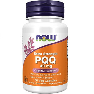 yziEt[Y PQQ 40mg@GNXgXgOX 50xWJvZ ŠNT|[g Fm̓T|[g ~gRhANOW FOODS PQQ 40mg EXTRA STRENGTH 50 VCAPS