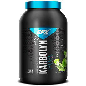 【送料無料】Karbolyn FUEL 1.95kg スポーツ カーボリン 炭水化物補助食品 水溶性複合炭水化物パウダー シュガーフリー グルテンフリー 安定的にエネルギーを体に供給EFX Karbolyn Fuel 1.95kg Green Apple
