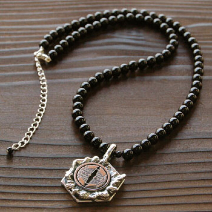 楽天市場】ネックレス メンズ 戦国武将 向かい蝶(大谷吉継) 天然石使用 