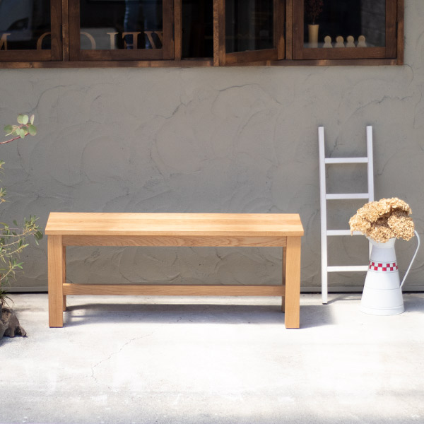 【楽天市場】ベンチ 木製 オーク材 木製ベンチ 全２色 長椅子 
