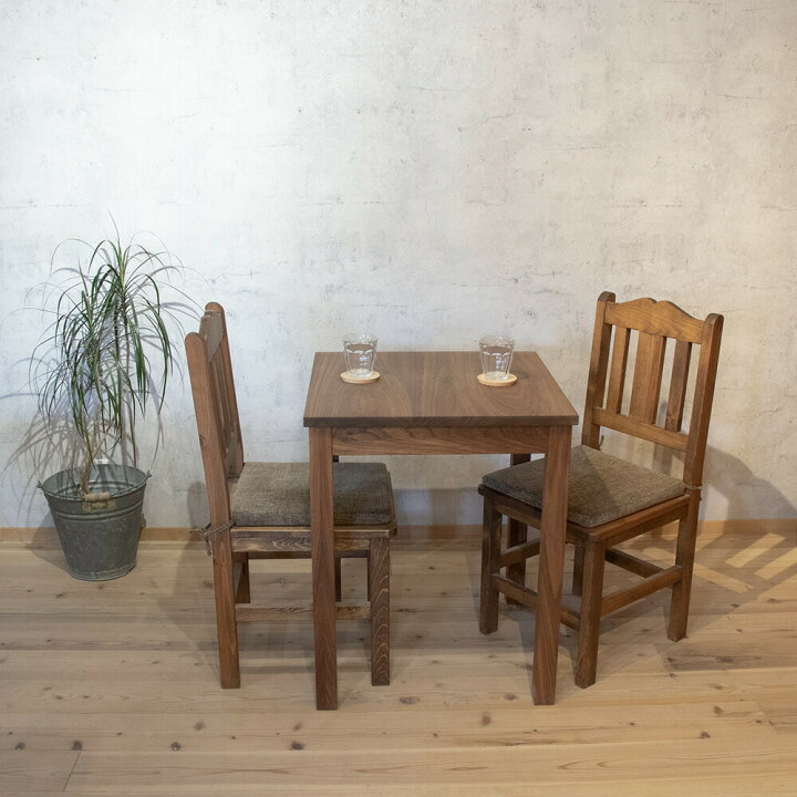 楽天市場】テーブル カフェテーブル 木製 ウォルナット材 60×60cm 北欧 