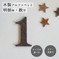 ナンバー 木製 オブジェ 明朝体 数字 文字 ウッド レター 英語 イニシャル ウォールデコ 置物 結婚式 記…
