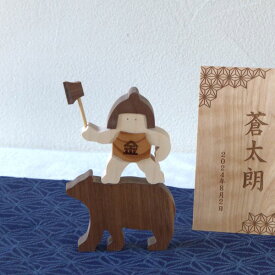【早割価格！】金太郎と熊 こどもの日 オブジェ　
